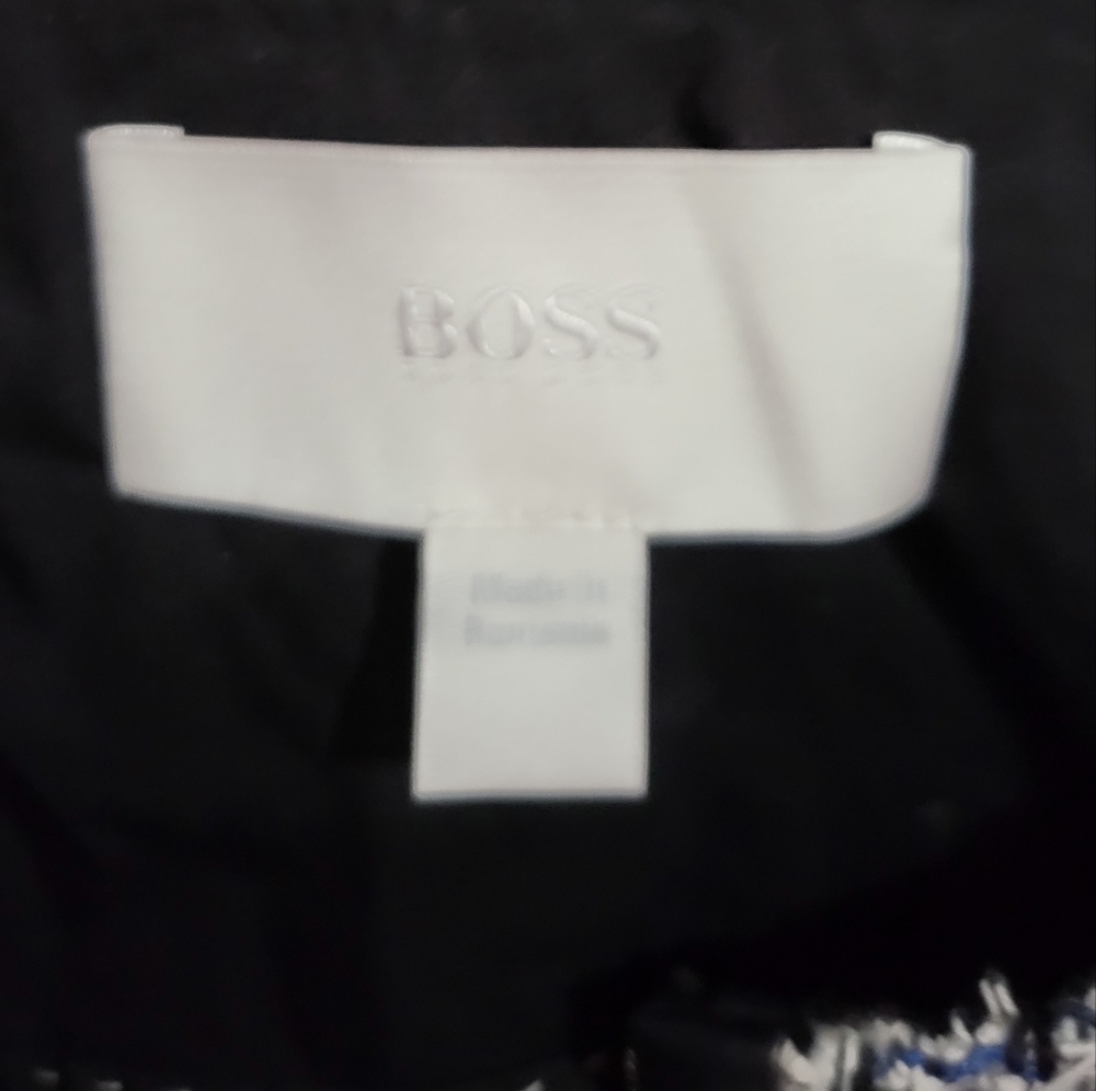 NWOT Hugo Boss Kalaila Tweed Zipper Jacket size 4 - Picture 9 of 11